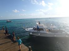 Cayman Islands Scuba Diving Holiday. Little Cayman Dive Centre. Returning to Dock.